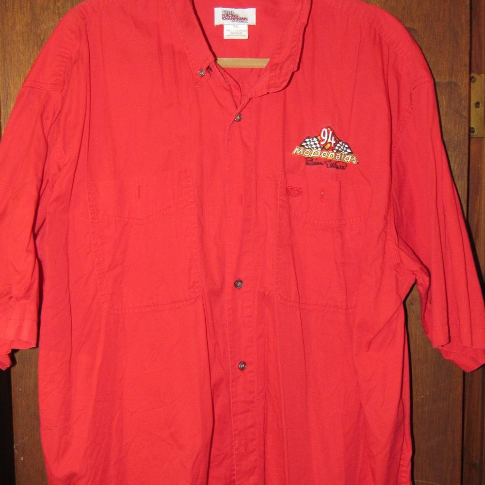 Nascar - Bill Elliot Button Down Shirt XXL